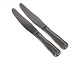 Georg Jensen 
sterling silver 
Old Danish 
(Dobbeltriflet), 
luncheon knife 
with long knife 
...