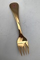 Georg Jensen 
Annual Fork 
1988 Gilt 
Sterling Silver 
with enamel. 
Measures 14.5 
cm (5.70 inch)