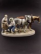 The Gräfenthal 
Thüringen 
figure with the 
horse becomes 
the shoe L. 40 
cm. subject no. 
533881