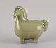 Stig Lindberg 
(1916-1982) for 
Gustavsberg. 
Horse figurine 
in glazed 
stoneware with 
a light green 
...