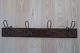 An old rack with beautiful deco on the hooksL: about 57cmArticleno.: L1006