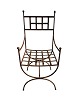 Chair with arms 
originally from 
France in iron 
from around the 
1950s.
Measurements 
in cm: H:104 
...