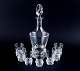 Daum, France, 
crystal liqueur 
set, consisting 
of a carafe and 
seven liqueur 
glasses.
Model: ...