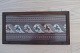 Antique pipe 
rack / key rack 
with beautiful 
embroyderi made 
by hand
Rack like this 
often used ...