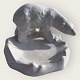 Bornholm 
ceramics, 
Michael 
Andersen, Polar 
bear on dish, 
19cm wide, 14cm 
high, no. 348A 
*Nice ...