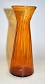 Antique Danish 
hyacinth glass 
- amber, 19th 
century H .: 21 
cm.