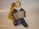 Royal Copenhagen Figurine, Boy with Accordion