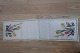 An old table cloth with the spring
With the flowers of spring handmade in embroidery 
made of cross stiches
Brings the spring inside
100cm x 27cm
In a good condition
