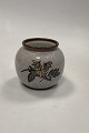 Bing and Grondahl Cracleware vase with Flowers No 445/K/1032Measures 10cm high and 11,5cm ...