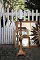 Large French 
19th century 
floor candle 
holder in 
carved wood 
with old 
original gold 
plating on ...