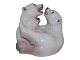 Lyngby figurine, two polar bears.Measures 11 by 10 cm.Factory first.Perfect condition.