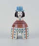 Britt Louise Sundell for Gustavsberg. Rare ceramic candlestick in the form of a 
groom.