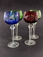 Colored Bohemian glasses