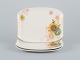 Villeroy & 
Boch, 
Luxembourg, 
three 
"Helianthos" 
porcelain 
dishes in  
flower power 
retro ...