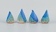 Linda Mathison, 
contemporary 
Swedish ceramic 
artist, four 
small unique 
ceramic 
sculptures in 
...