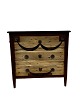 Chest of 
drawers in 
mahogany and 
various types 
of fruit wood 
with patina. 
From the ...