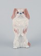 Royal Copenhagen, porcelain figure of a standing Pekingese dog.