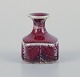 Stig Lindberg (1916-1982), Gustavsberg - Studio Hand, miniature vase i Aniara 
glasur.