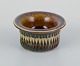 Stig Lindberg 
(1916-1982), 
Gustavsberg - 
Studio Hand, 
miniature bowl 
with glaze in 
brown and ...