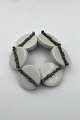 Royal 
Copenhagen A. 
Michelsen 
Porcelain/Sterling 
Silver Bracelet 
Measures 18 cm 
(7.08 inch)