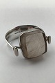 Georg Jensen 
Sterling Silver 
Armring No. 203 
+ 203B Rutil 
Quartz Torun 
Measures inside 
Diam 5.8 ...