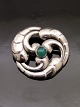 Art nouveau 830 silver brooch