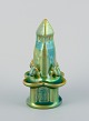 Zsolnay, Hungary, ceramic fountain sculpture with eosin glaze.
20th century.