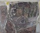 Gösta Calmeyer, 
Swedish artist, 
oil on canvas, 
abstract 
composition in 
gray and 
yellow.
Signed ...