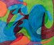 Jean Cuillerat 
(1927-1998), 
French artist, 
oil on canvas. 
Abstract 
composition. 
...