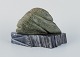 Greenlandica, soapstone sculpture on a marble base. Greenland.Mid-20th century.In excellent ...