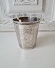 Needle-brushed 
silver cup with 
owner's 
initials and 
1807 
Stamp: IM - IM
Height 7.5 cm.