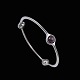 Georg Jensen. 
Sterling Silver 
SPHERE Bangle 
#473 with 
Amethyst - 
Regitze 
Overgaard.
Designed by 
...