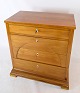 Chest of drawers in elm wood restored mock-polished Empia style from around the year ...