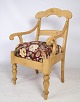 Peasant chair / 
armchair in 
pine wood with 
floral covers 
from the 1890s. 
It is in a 
nicely ...