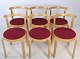 Set of 4/6/8/10 
chairs, model 
8000 Series, 
designed by Rud 
Thygesen & 
Johnny Sørensen 
in beech ...