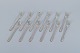 Georg Jensen 
Beaded.
A set of 
twelve cake 
forks in 
sterling 
silver.
Post 1945 
hallmark.
In ...