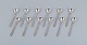 Georg Jensen Beaded.
A set of twelve coffee spoons in sterling silver.