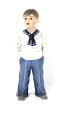 Dahl Jensen. Boy in sailor clothes. Model 1225. Height 21,5 cm. (2 quality)