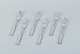Georg Jensen 
Old Danish, a 
set of six 
lunch forks in 
sterling 
silver.
Stamped with 
post 1944 ...