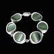 N.E. From. 
Sterling Silver 
Bracelet with 
Nephrite.
Designed and 
crafted by N.E. 
From ...