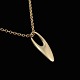 Georg Jensen. 18k Gold Pendant #1500 - ZephyrDesigned by Regitze Overgaard.Stamped with ...