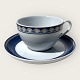 Pillivuyt, 
Maeva Decor, 
Blue, Coffee 
cup, 8.5 cm in 
diameter, 5.5 
cm high *Nice 
condition*