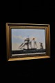 Bing & Grondahl 
Ship portraits 
drawn by Jacob 
Petersen 
1774-1855 
on porcelain 
and framed in a 
...