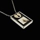 Ole Waldemar 
Jacobsen. 
Sterling Silver 
Pendant with 
18k Gold and 
Picture Agate.
Designed and 
...