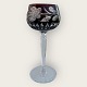 Bohemian 
crystal glass, 
Glass with 
floral cuts, 
Bordeaux, 19cm 
high, 8cm in 
diameter 
*Perfect ...