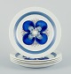 Rörstrand, 
Sweden, a set 
of five 
hand-painted 
"Iris" plates.
From the 
1970s.
Marked.
First ...