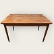 Dining table in 
teak veneer 
with solid teak 
legs. Danish 
modern from the 
1960s. Has some 
...