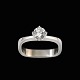 Georg Jensen. 
18k White Gold 
Solitaire Ring 
- Diamond. 
0.36ct.
Brilliant cut 
diamond 0.36ct. 
...