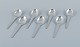 Georg Jensen, 
Caravel, a set 
of seven 
dessert spoons 
in sterling 
silver.
Modernist and 
sleek ...