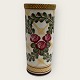 Aluminia, 
Cylinder vase 
with roses 
#226/ 973, 16cm 
high, 7cm in 
diameter 
*Patinad 
condition*